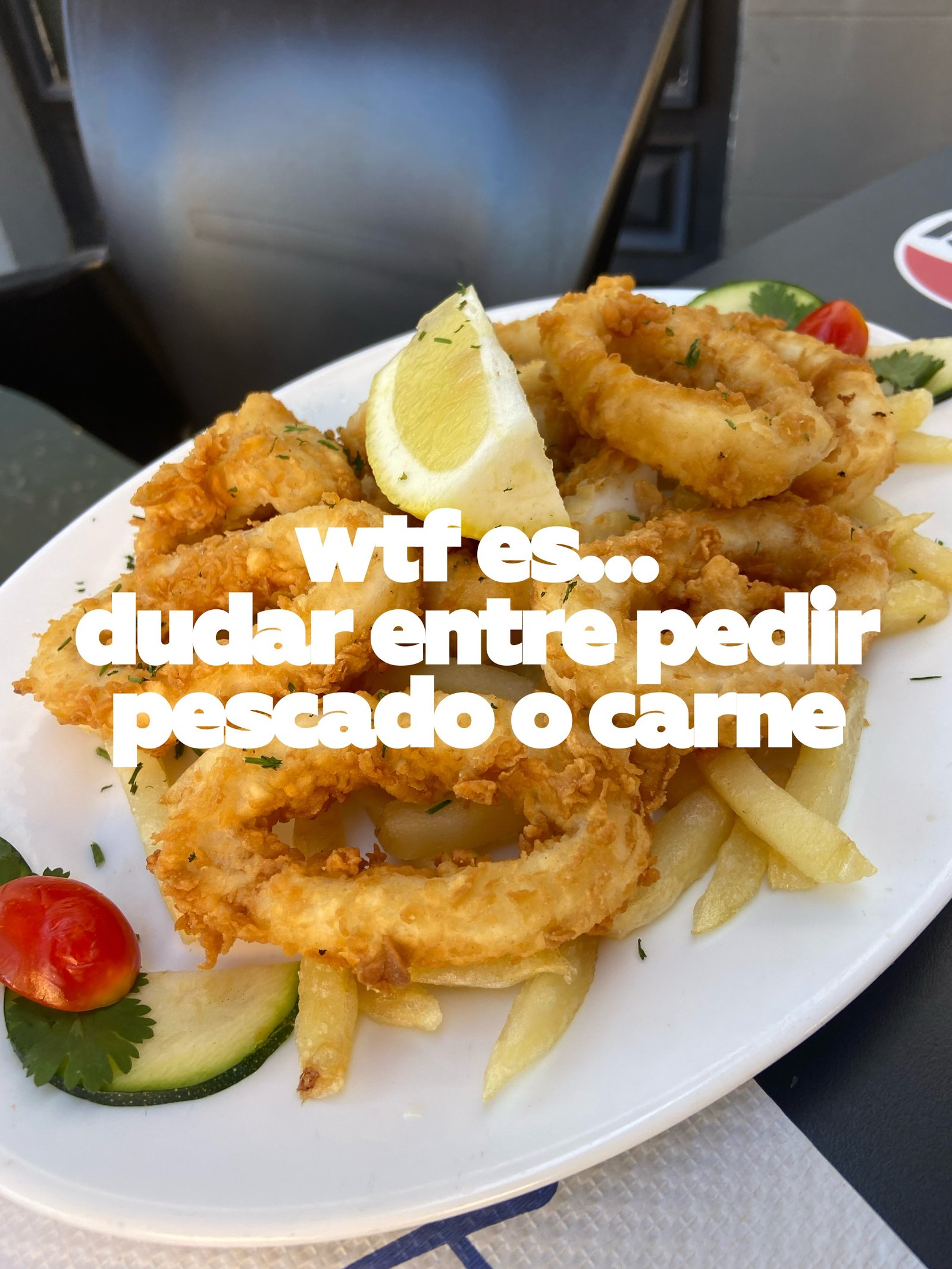Calamares a la romana con patatas